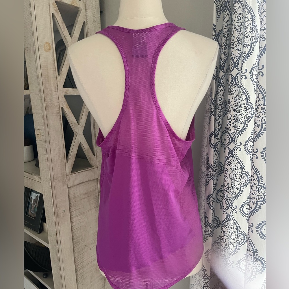 Nike Drifit mesh racerback workout tank top L